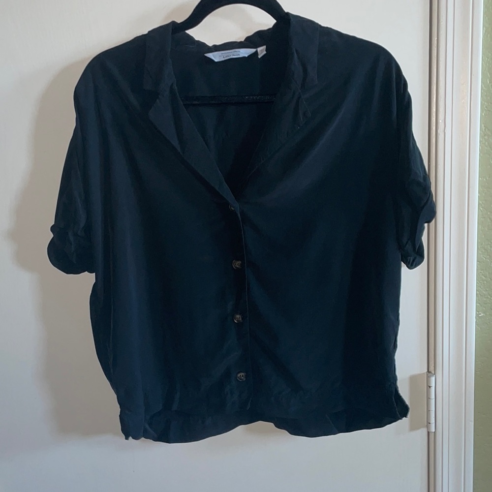 & Other Stories- Black Button up Blouse